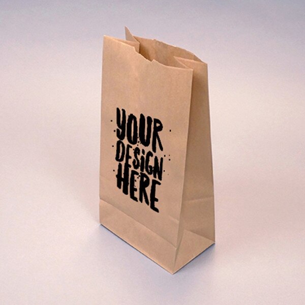 Custom-Printed Natural Kraft 12-lb